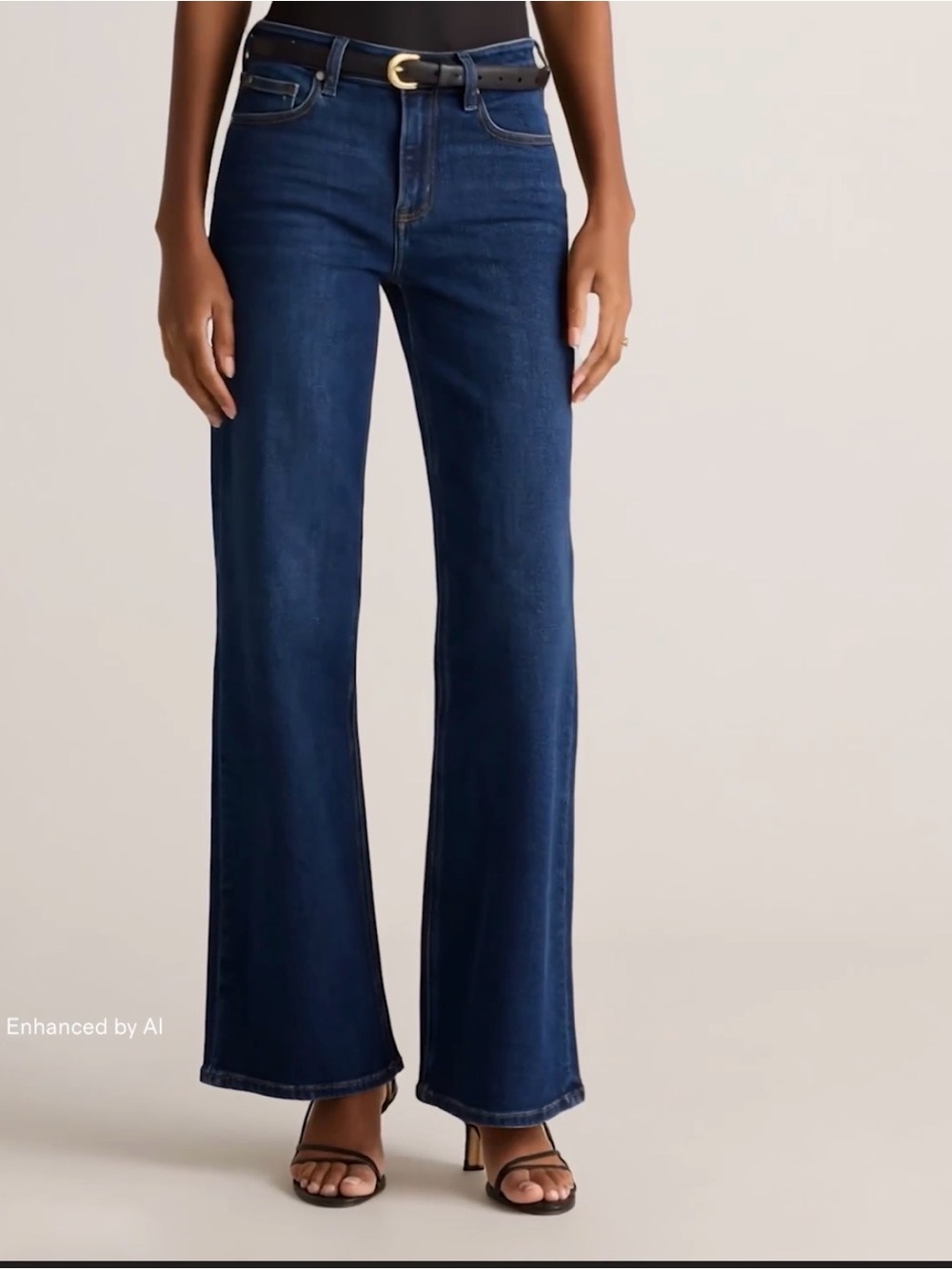 Quince Bella Stretch Wide Leg Jeans - 26 waist/30 length